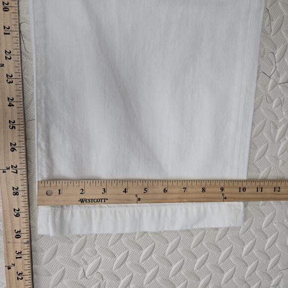 Madewell Jeans Womens 30 NEW Baggy Straight White High Rise Wide Leg Pleated - Picture 10 of 11